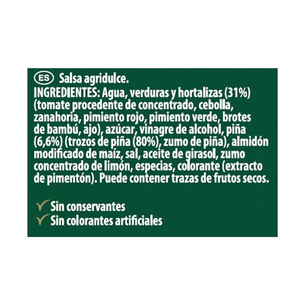 Knorr Salsa Agridulce líquida lista para usar Sin gluten bote 2,25L - 